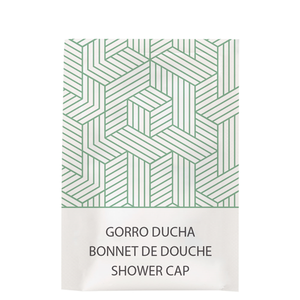 Garcia de pou GORROS DUCHA ENFUNDADOS BLANCO 'THERAPY' 6X10 5 CM BLANCO PE (250 UNID.)