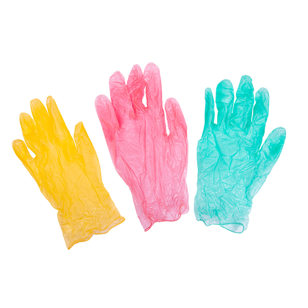 Garcia de pou GUANTES CON TALCO SIZE: L SURTIDO PVC (100 UNID.)