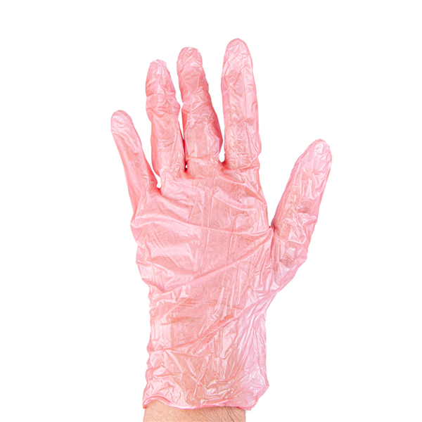 Garcia de pou GUANTES CON TALCO SIZE: XL ROJO PVC (100 UNID.)