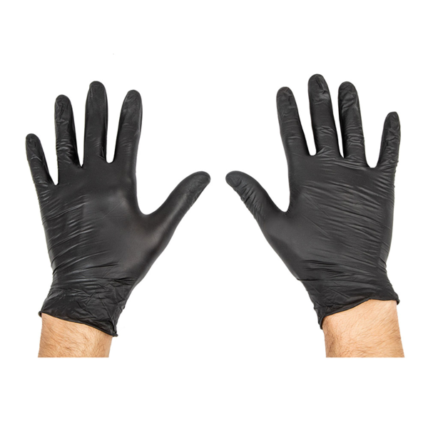 Garcia de pou GUANTES SIZE: M NEGRO NITRILO (100 UNID.)