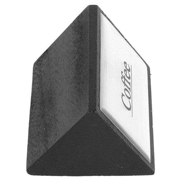 Garcia De Pou IDENTIFICADORES "COFFEE" 7 5x4 5 CM NEGRO MADERA (1 UNID.)