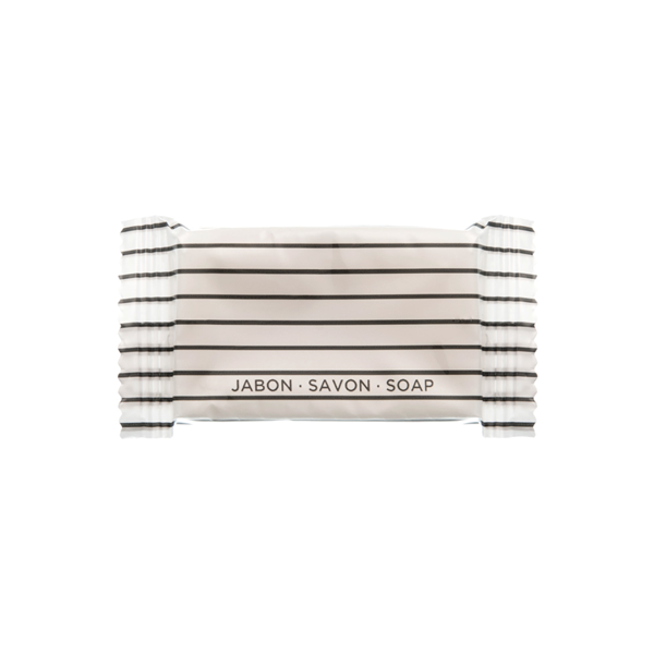 Garcia de pou JABONCITOS 'FLOW PACK' 9 G 7x3 CM BLANCO GLICERINA (1000 UNID.)