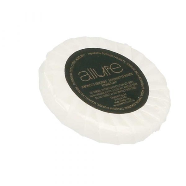 Garcia de pou JABONCITOS REDONDOS 'ALLURE' 20 G Ø5 2x1 CM BLANCO (500 UNID.)