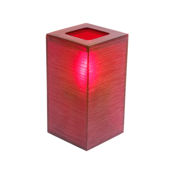 Garcia De Pou LÁMPARA DE SOBREMESA "NOVA" Ø 7x13 5 CM ROJO ACRÍLICO (6 UNID.)