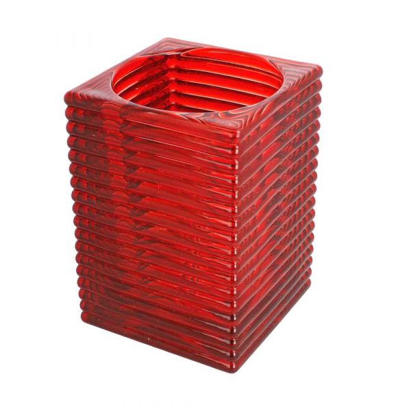 Garcia de pou LÁMPARAS DE SOBREMESA "MIRAGE" Ø 9x13 CM ROJO CRISTAL (6 UNID.)