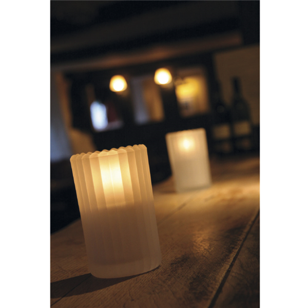 Garcia De Pou LÁMPARAS DE SOBREMESA "SORBET" Ø 7 5x12 5 CM GLASEADO CRISTAL (6 UNID.)