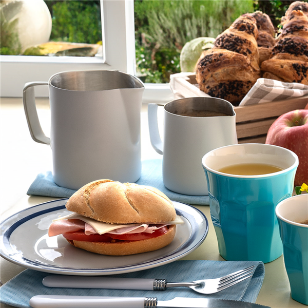 Garcia De Pou LECHERA SIN TAPA 350 ML 12x7x9 CM BLANCO INOX (1 UNID.)