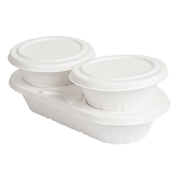 Garcia De Pou LUNCH BOX 'BIONIC' 800 ML 24 3x12x4 8 CM BLANCO BAGAZO (500 UNID.)