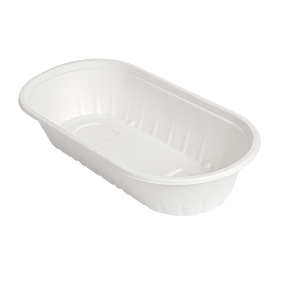 Garcia de pou LUNCH BOX 'BIONIC' 800 ML 24 3x12x4 8 CM BLANCO BAGAZO (500 UNID.)