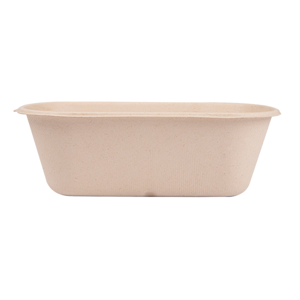 Garcia De Pou LUNCH BOXES 1 COMPART. 'BIONIC' 1000 ML 22x12 9x6 85 CM NATURAL BAGAZO (500 UNID.)