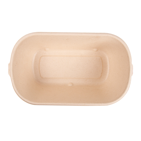 Garcia De Pou LUNCH BOXES 1 COMPART. 'BIONIC' 1000 ML 22x12 9x6 85 CM NATURAL BAGAZO (500 UNID.)