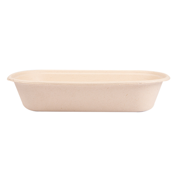 Garcia De Pou LUNCH BOXES 1 COMPART. 'BIONIC' 850 ML 23 5x13 1x4 6 CM NATURAL BAGAZO (500 UNID.)