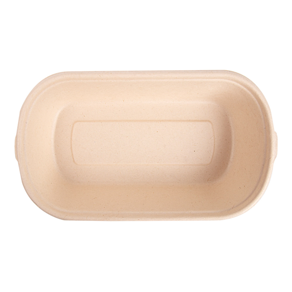 Garcia De Pou LUNCH BOXES 1 COMPART. 'BIONIC' 850 ML 23 5x13 1x4 6 CM NATURAL BAGAZO (500 UNID.)