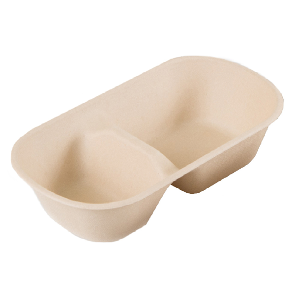 Garcia de pou LUNCH BOXES 2 COMPART. 'BIONIC' 1000 ML 23 2x13 3x6 CM NATURAL BAMBÚ (500 UNID.)