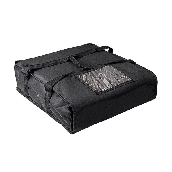 Garcia de pou MALETA TRANSPORTE 2 CAJAS PIZZA 55 6x55x16 5 CM NEGRO POLIÉSTER+PEVA (1 UNID.)