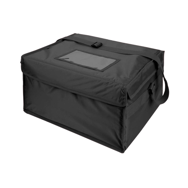 Garcia de pou MALETA TRANSPORTE 6 CAJAS PIZZA 40 6x35 6x25 4 CM NEGRO POLIÉSTER+PEVA (1 UNID.)