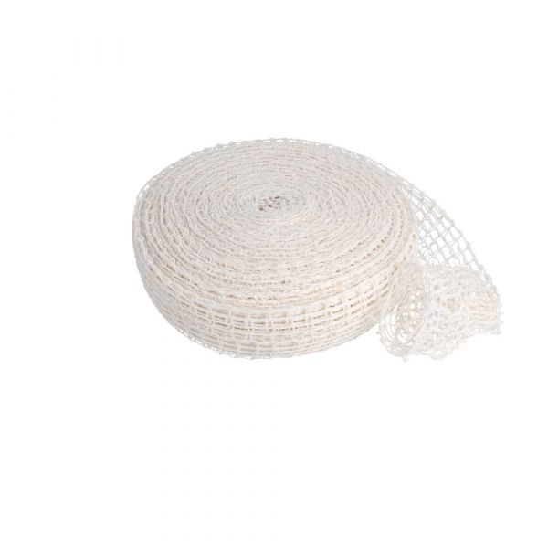 Garcia de pou MALLA ELÁSTICA - 18 MALLAS 50 M BLANCO POLIÉSTER (1 UNID.)