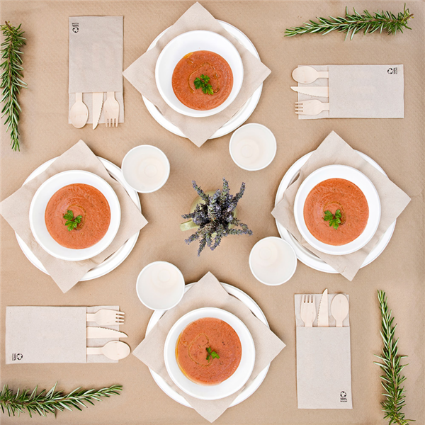 Garcia De Pou MANTEL EN ROLLO 48 G/M2 1 20x100 M NATURAL PAPEL RECICLADO (1 UNID.)