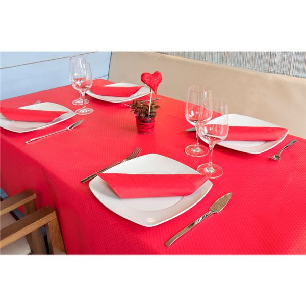 Garcia De Pou MANTEL EN ROLLO 48 G/M2 1 20x100 M ROJO CELULOSA (4 UNID.)