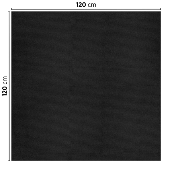 Garcia De Pou MANTELES PLEGADO M 55 G/M2 120x120 CM NEGRO AIRLAID (200 UNID.)