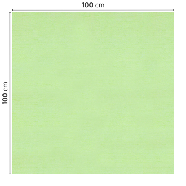 Garcia De Pou MANTELES PLEGADO M 'LIKE LINEN' 70 G/M2 100x100 CM VERDE MANZANA SPUNLACE (200 UNID.)
