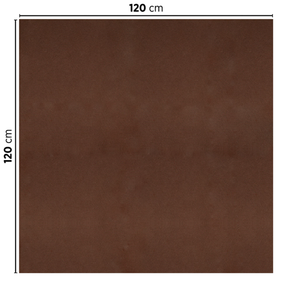 Garcia De Pou MANTELES PLEGADO M 'SPUNBOND' 60 G/M2 120x120 CM CHOCOLATE PP (200 UNID.)