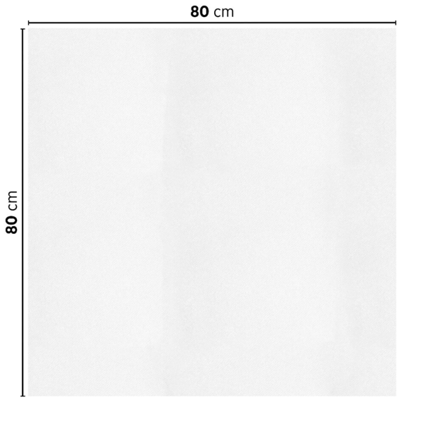 Garcia De Pou MANTELES PLEGADO Z 55 G/M2 80x80 CM BLANCO AIRLAID (200 UNID.)