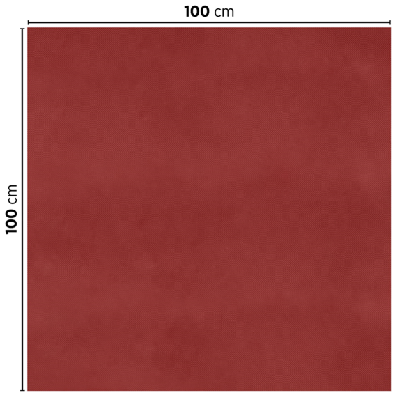 Garcia De Pou MANTELES PLEGADO Z 'SPUNBOND' 60 G/M2 100x100 CM BURDEOS PP (200 UNID.)