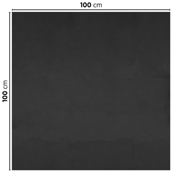 Garcia De Pou MANTELES PLEGADO Z 'SPUNBOND' 60 G/M2 100x100 CM NEGRO PP (200 UNID.)