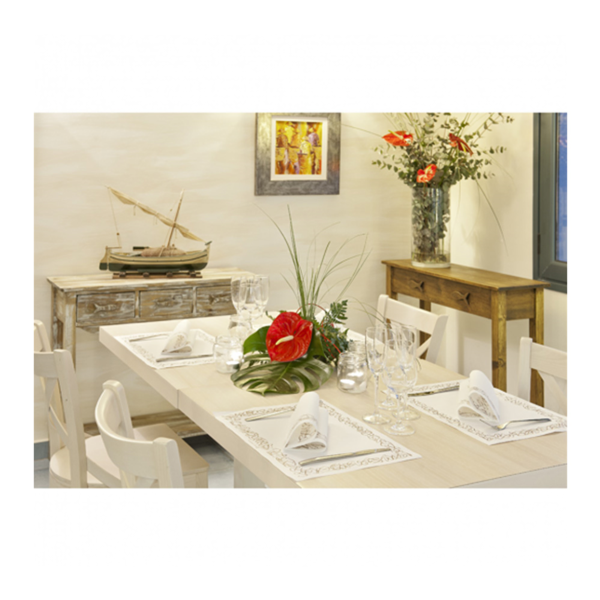 Garcia De Pou MANTELINES 'ARISTAS' 48 G/M2 31x43 CM BLANCO CELULOSA (2000 UNID.)