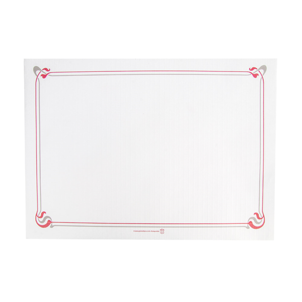 Garcia de pou MANTELINES BURDEOS & GRIS 'MAXIM' 48 G/M2 31x43 CM BLANCO CELULOSA (2000 UNID.)