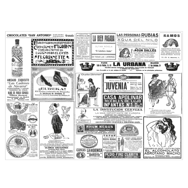 Garcia De Pou MANTELINES 'GACETA' 48 G/M2 31x43 CM BLANCO CELULOSA (2000 UNID.)