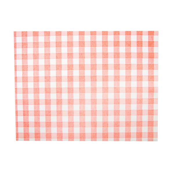 Garcia de pou MANTELINES 'LIKE LINEN - VICHY' 70 G/M2 30x40 CM ROJO SPUNLACE (800 UNID.)