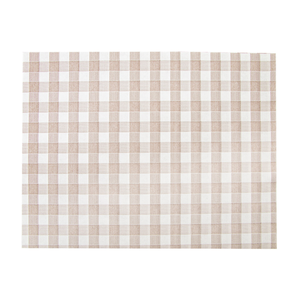 Garcia de pou MANTELINES 'LIKE LINEN - VICHY' 70 G/M2 30x40 CM TAUPE SPUNLACE (800 UNID.)