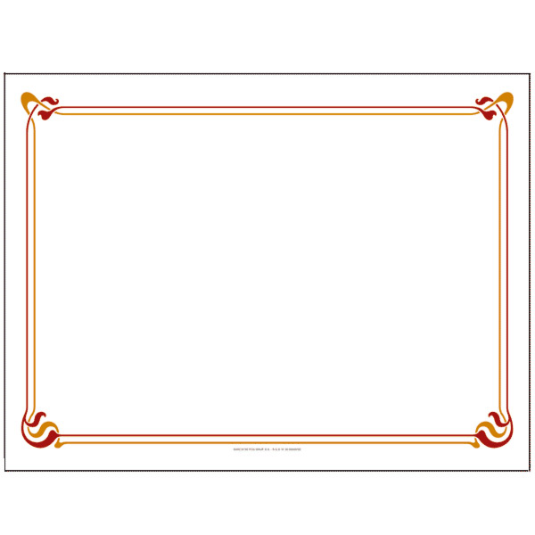 Garcia de pou MANTELINES MARRÓN & OCRE 'MAXIM' 48 G/M2 31x43 CM BLANCO CELULOSA (2000 UNID.)