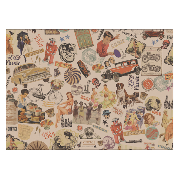 Garcia de pou MANTELINES OFFSET 'VINTAGE' 70 G/M2 30x42 CM CUATRICROMÍA KRAFT (2000 UNID.)