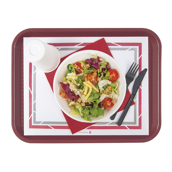 Garcia De Pou MANTELINES PARA BANDEJAS 'SELF-SERVICE' 48 G/M2 25x31 CM BLANCO PAPEL (2000 UNID.)