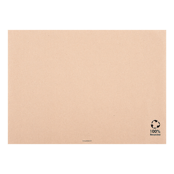 Garcia de pou MANTELINES PARA BANDEJAS 'SELF-SERVICE' 48 G/M2 25x31 CM NATURAL PAPEL RECICLADO (2000 UNID.)