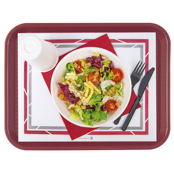 Garcia De Pou MANTELINES PARA BANDEJAS 'SELF-SERVICE' 48 G/M2 28x35 CM BLANCO PAPEL (2000 UNID.)