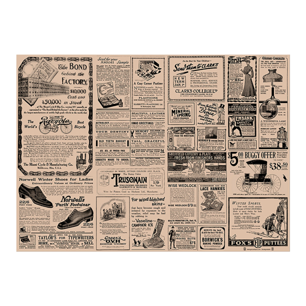 Garcia de pou MANTELINES - RECICLADOS 'TIMES' 80 G/M2 31x43 CM NATURAL PAPEL (1000 UNID.)