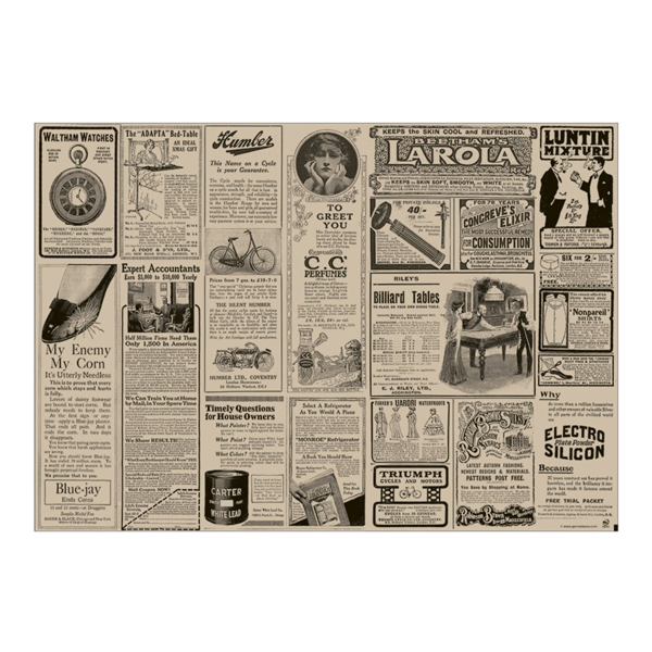 Garcia de pou MANTELINES XL - RECICLADOS 'TIMES' 48 G/M2 35x50 CM NATURAL PAPEL (2000 UNID.)