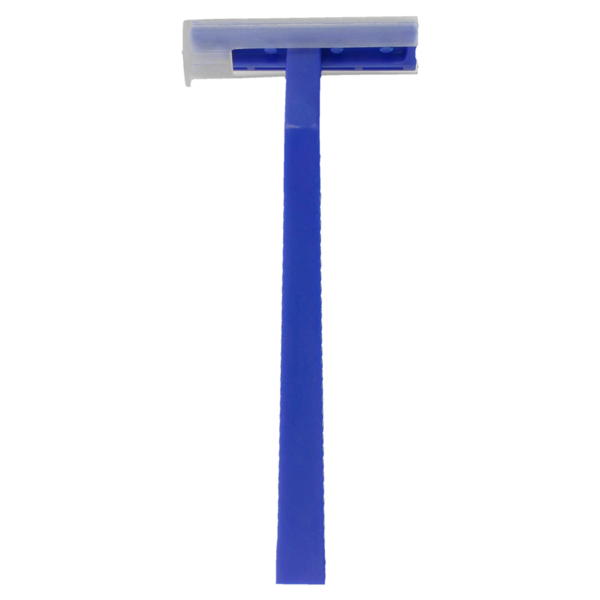 Garcia De Pou MAQUINILLAS AFEITAR DOBLE HOJA A GRANEL 10 CM AZUL HDPE (100 UNID.)