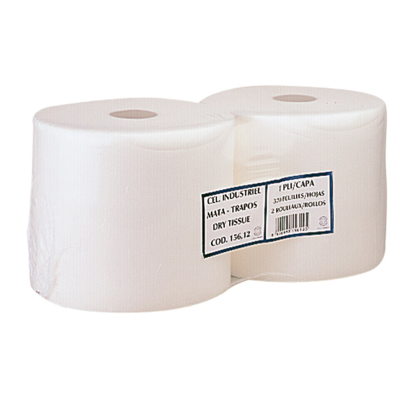 Garcia de pou MATATRAPOS 1 CAPA - 260 HOJAS 55 G/M2 Ø 27x24 CM BLANCO AIRLAID (2 UNID.)