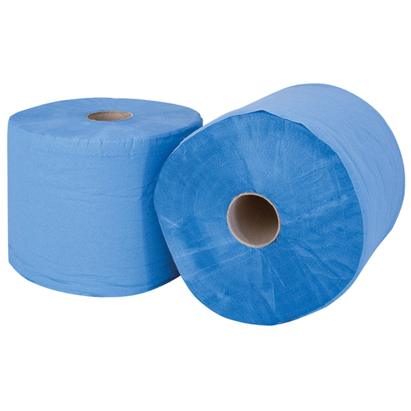 Garcia de pou MATATRAPOS AZUL 2 CAPAS - 900 HOJAS 20 G/M2 Ø31x24 CM AZUL TISSUE (2 UNID.)