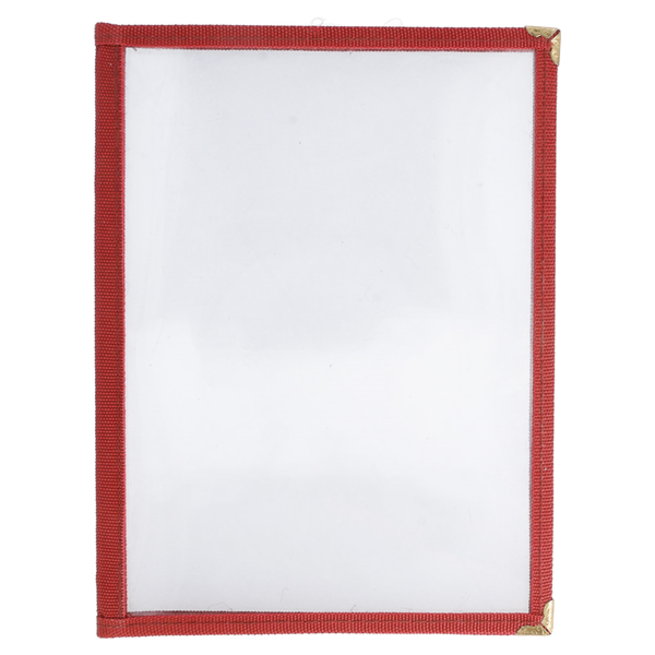 Garcia De Pou MENÚ "AMERICANO" DIN-A5 2 CUERPOS BURDEOS PVC (1 UNID.)