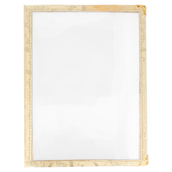 Garcia De Pou MENÚ "AMERICANO" DIN-A5 2 CUERPOS ORO PVC (1 UNID.)