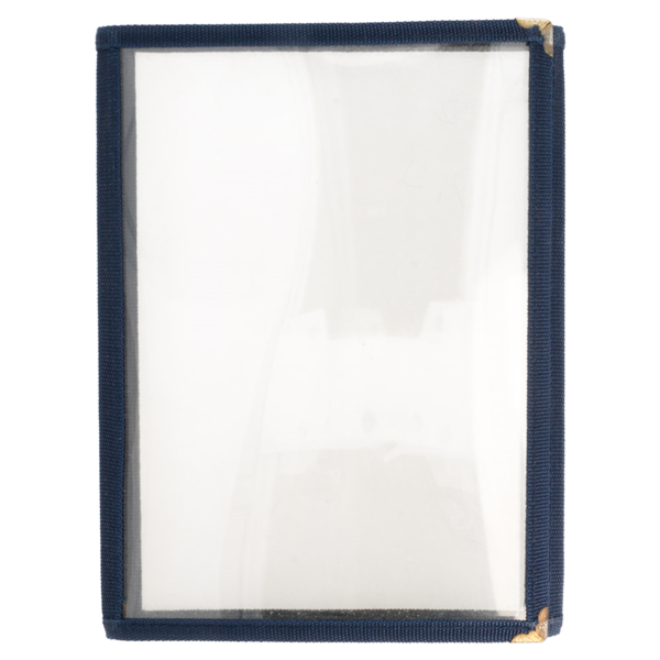 Garcia De Pou MENÚ "AMERICANO" DIN-A5 3 CUERPOS AZUL PVC (1 UNID.)