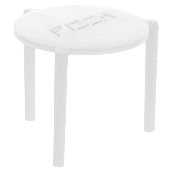 Garcia De Pou MESITAS PIZZA Ø 4 5x3 7 CM BLANCO PP (2000 UNID.)