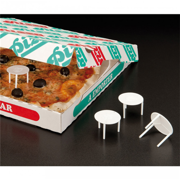 Garcia De Pou MESITAS PIZZA Ø 4 5x3 CM BLANCO PP (2000 UNID.)