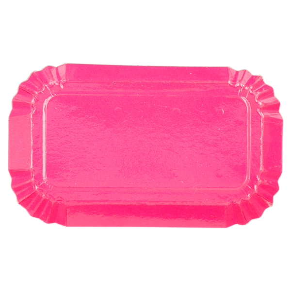Garcia De Pou MINI BANDEJAS 325 G/M2 4x8 CM FUCSIA CARTÓN (100 UNID.)